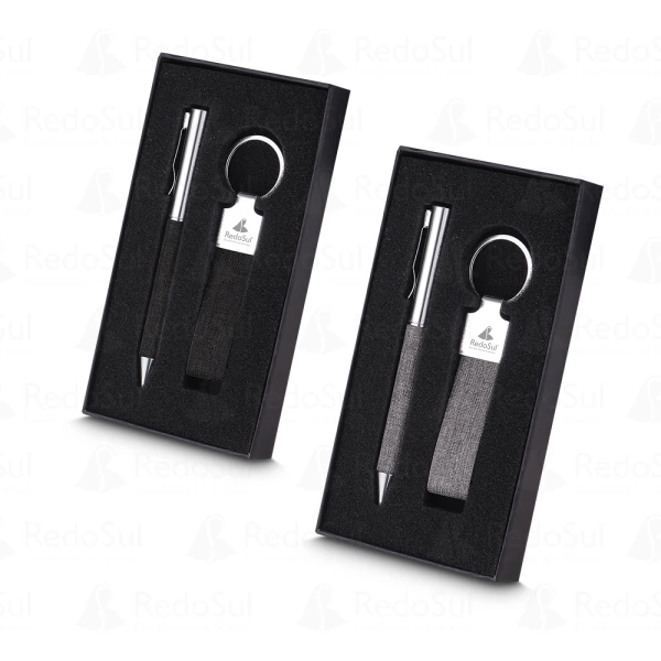 RD 8130100-Kit Escritório Personalizado com caneta e chaveiro RD 8130100-Kit Escritório Personalizado com caneta e chaveiro
